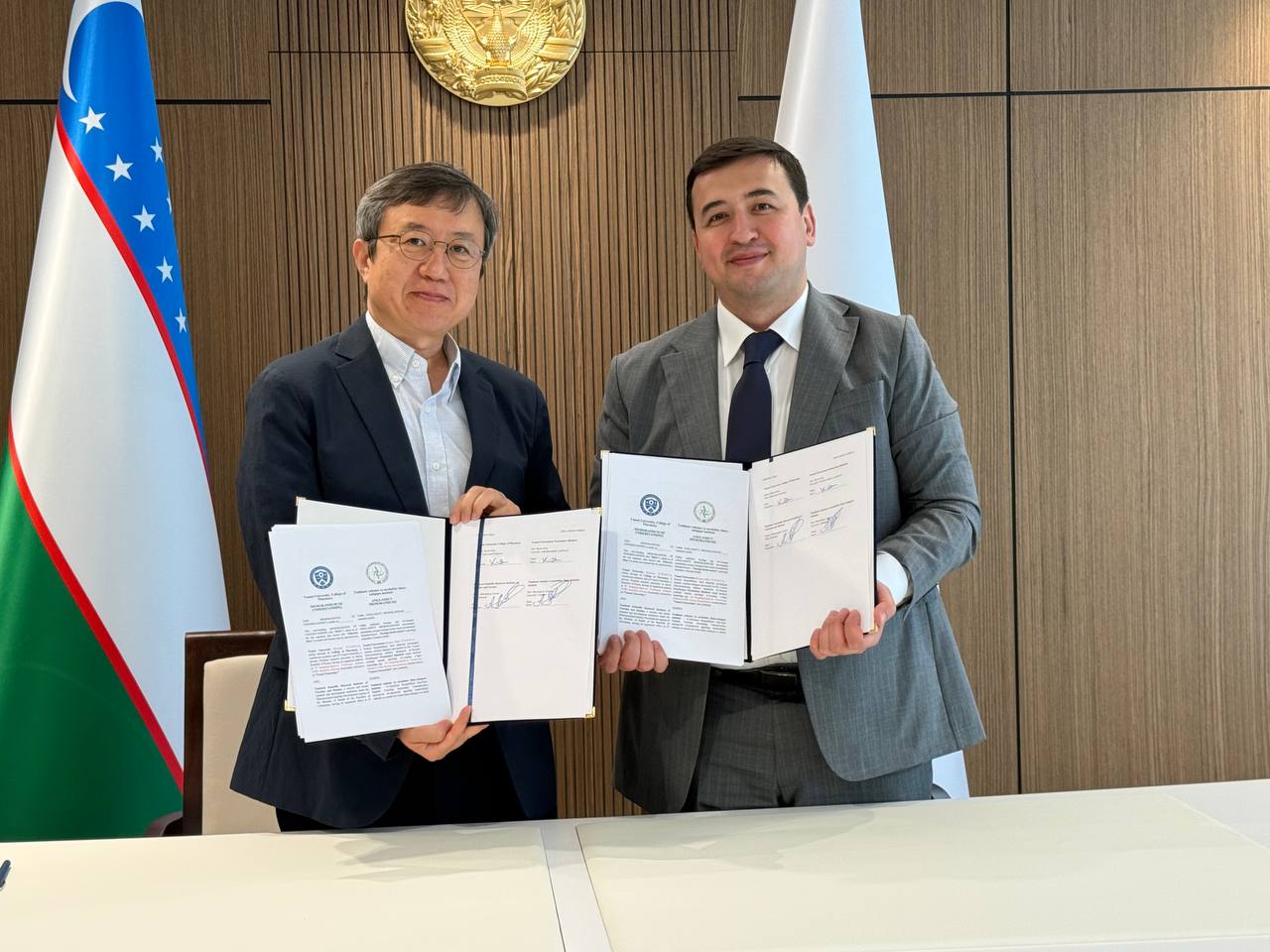 TOSHVZITI VA YONSEI UNIVERSITETI: ANGLASHUV MEMARANDUMI